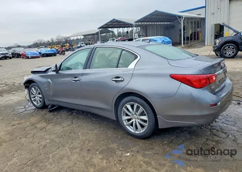 2015 Infiniti Q50 Base z USA, uszkodzony, nr VIN JN1BV7AR7FM415904